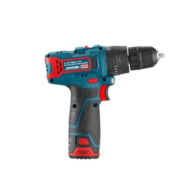 کیت دریل پیچ گوشتی چکشی شارژی 12 ولت مدل 8101K